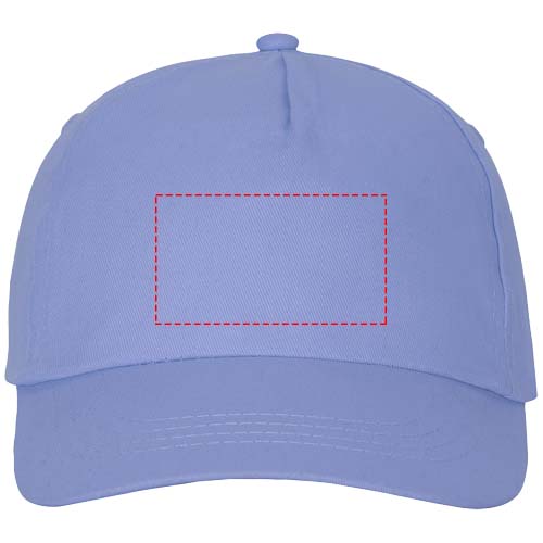 Casquette 5 panneaux Feniks Bleu clair