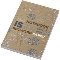 Carnet A6 à couverture souple recyclée en kraft Novella Austen avec 100 feuilles
