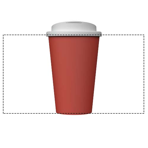 Gobelet isotherme Americano® Infiniti de 350 ml avec couvercle anti-déversement Cinnabre
