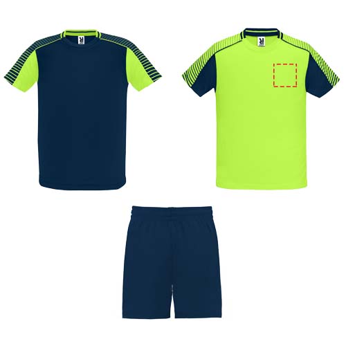 Juve Sport-Set Unisex Fluor Green, Navy Blue