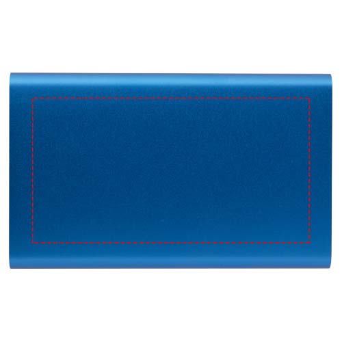 Batterie de secours en aluminium Pep de type-C de 4 000 mAh Bleu royal