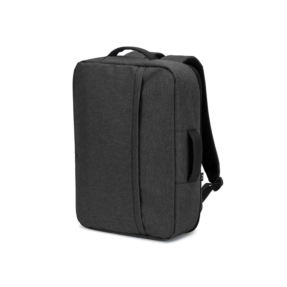 NIAMEY. Tasche aus hochdichtem, recyceltem 300D-Polyester für Laptop 15'6