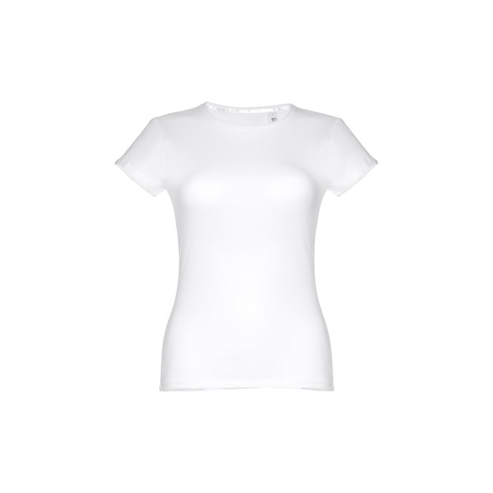 THC SOFIA WH. Tailliertes Damen-T-Shirt aus Baumwolle. Farbe Weiss