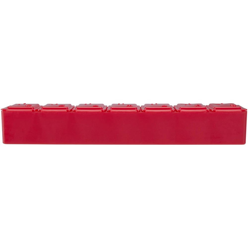Dose 7 Tage Multivitamin Organizer rot