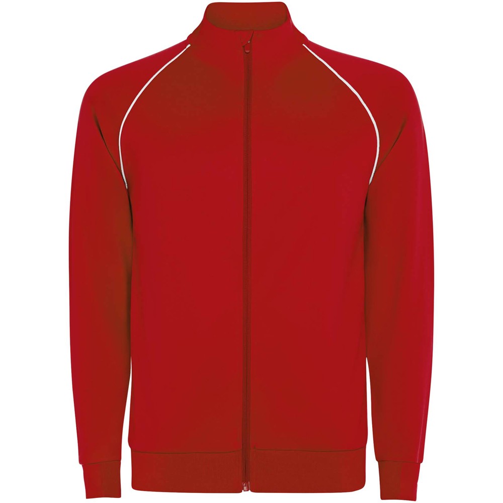 Valier Kinder Sweatshirt mit durchgehendem Reissverschluss Rot