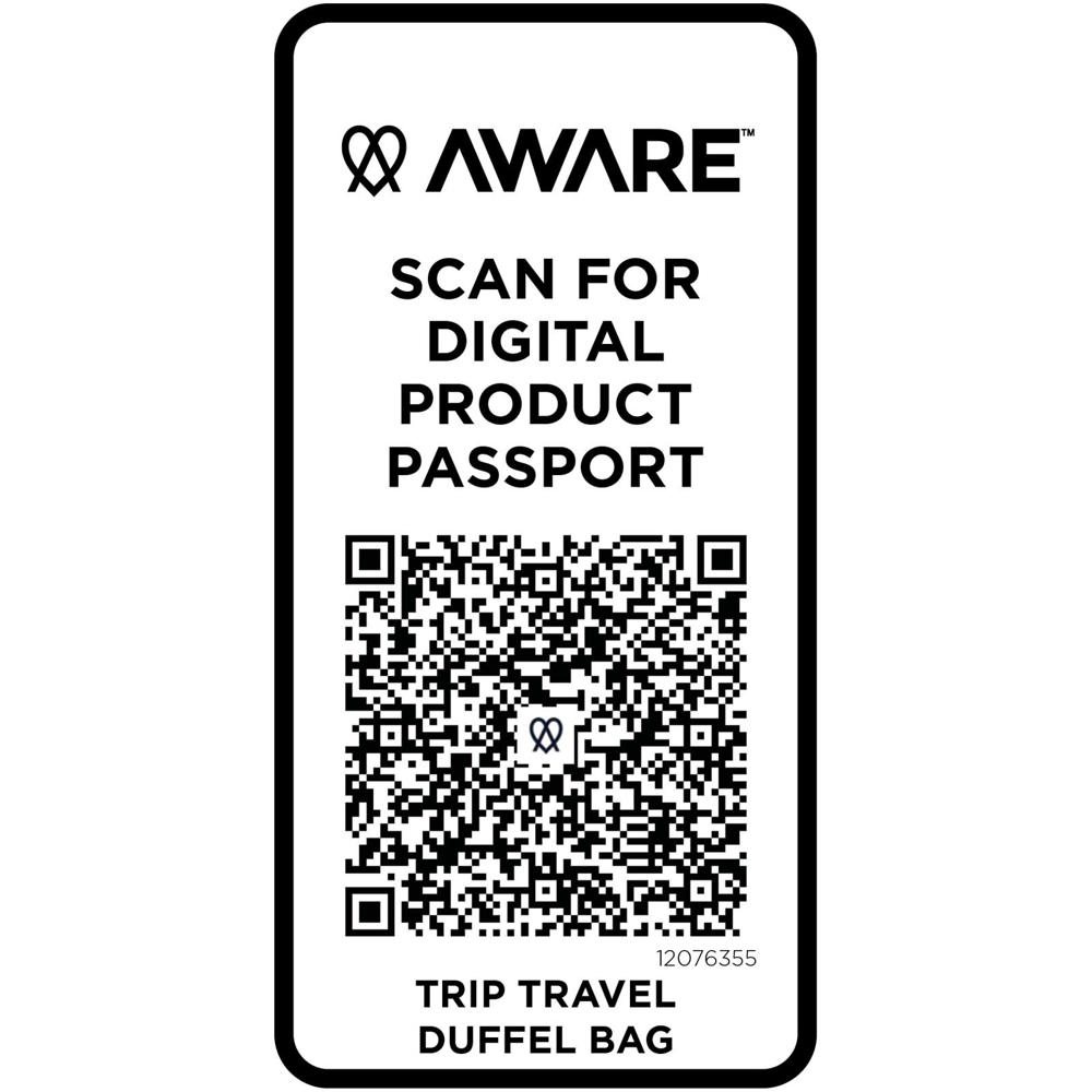 Trip Aware™ recycelte Reisetasche 42L Hale Blue