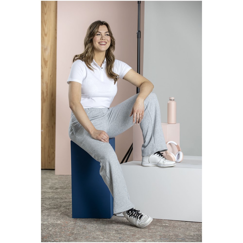Polo Graphite bio manches courtes femme Gris storm