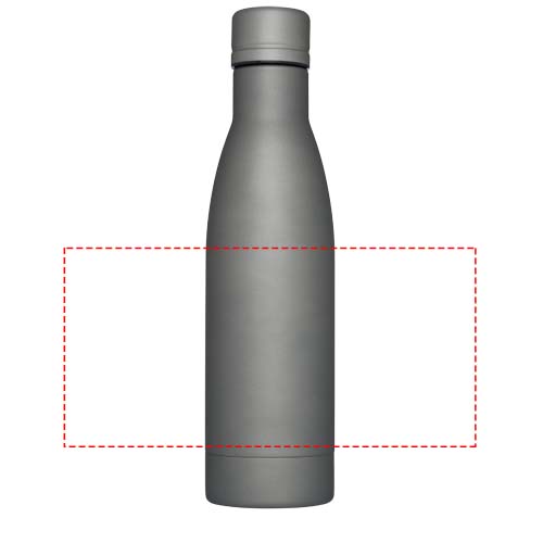 Vasa 500 ml Kupfer-Vakuum Isolierflasche grau matt