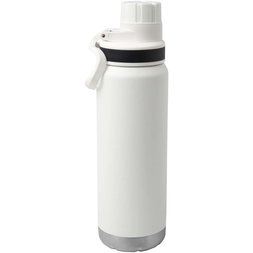 Fortis 700 ml RCS-zertifizierte Kupfer-Vakuum Isolierflasche aus recyceltem Edelstahl (Kohlensäure geeignet) weiss