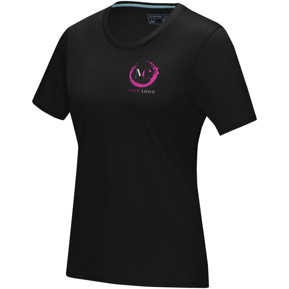 Azurite T-Shirt aus Bio-Baumwolle für Damen Schwarz