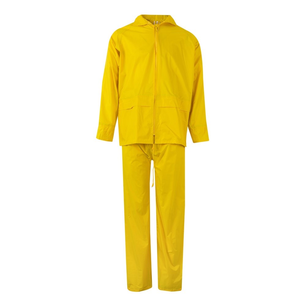 VL SEDNA Regenanzug (225g/m²), zweiteilig aus Polyester (100%) mit PVC-Beschichtung gelb