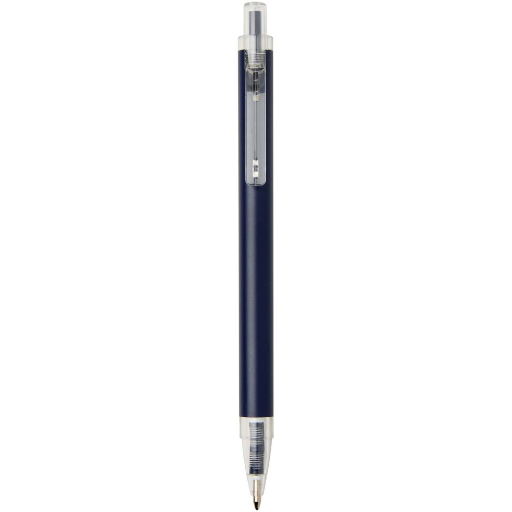 Stylo à bille Spectrum en aluminium recyclé (encre bleue) Marine