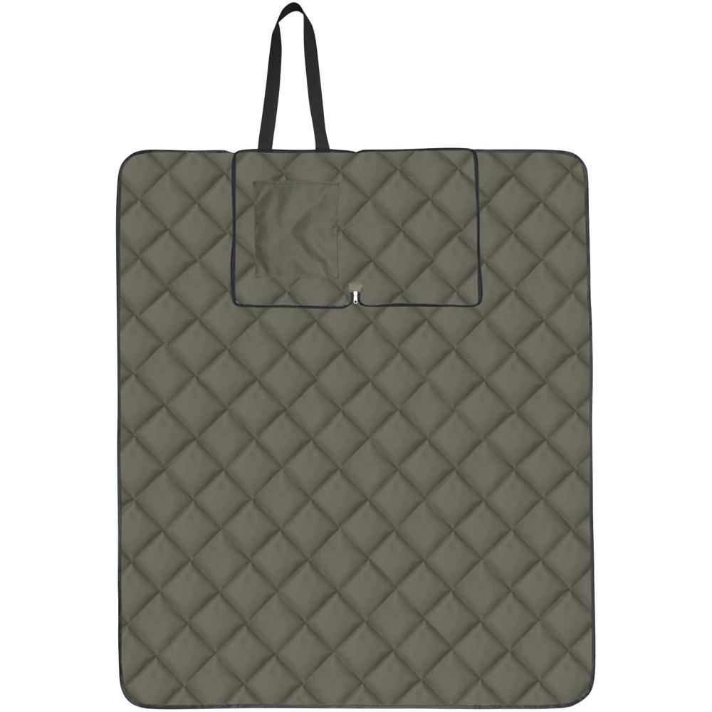 Clary Picknickdecke aus Recyceltem GRS-Polyester waldgrün
