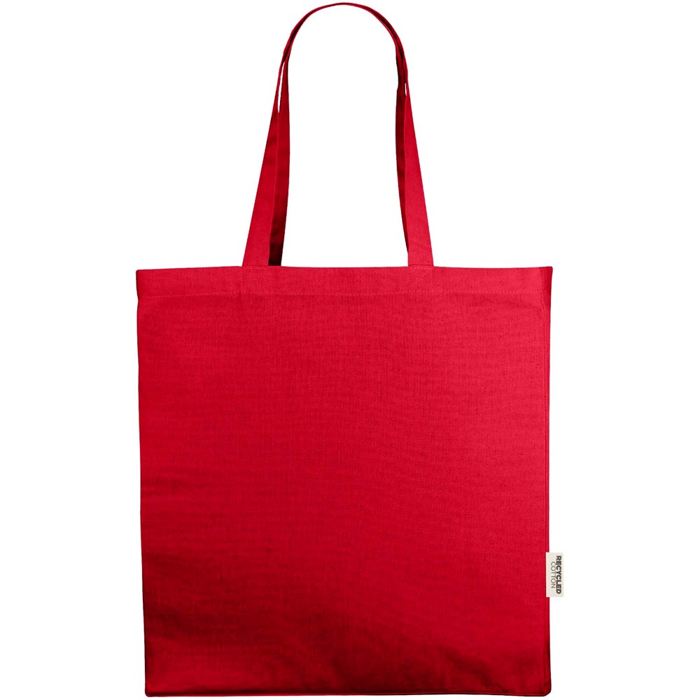 Odessa 220 g/m² recycelte Baumwoll Tragetasche 13L rot
