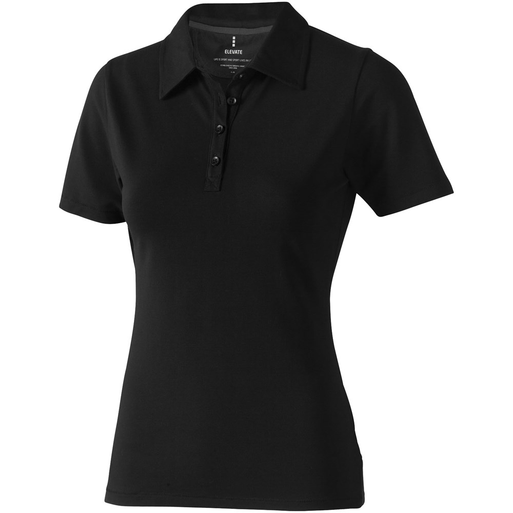 Markham Stretch Poloshirt für Damen schwarz