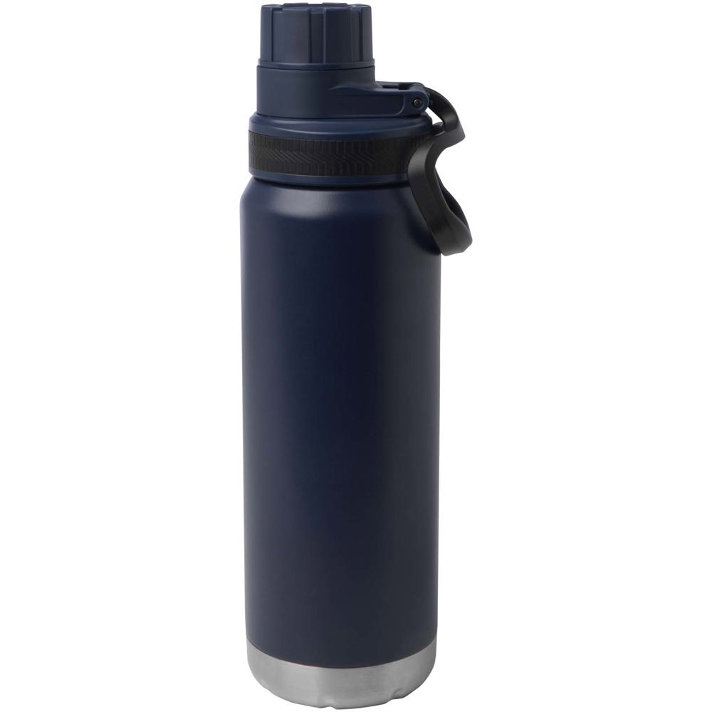 Fortis 700 ml RCS-zertifizierte Kupfer-Vakuum Isolierflasche aus recyceltem Edelstahl (Kohlensäure geeignet) navy