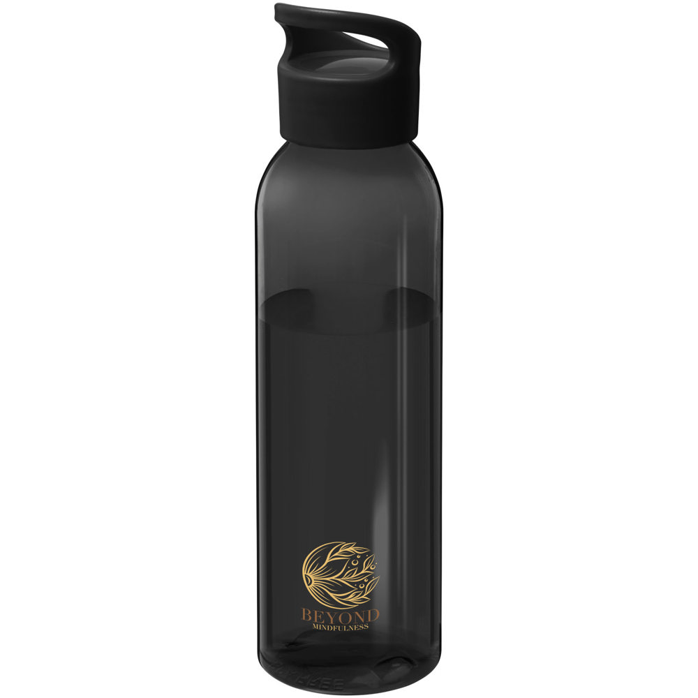 Sky 650 ml Sportflasche aus recyceltem Kunststoff Schwarz