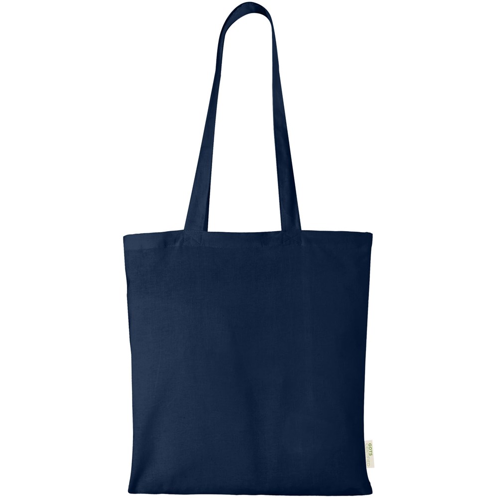 Orissa 100 g/m² Tragetasche aus Bio-Baumwolle 7L navy