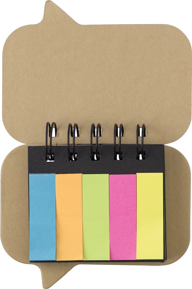 Carnet à spirale avec papiers repositionnables Reya