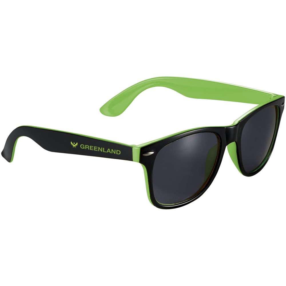 Sun Ray Sonnenbrille mit zweifarbigen Tönen limone, schwarz