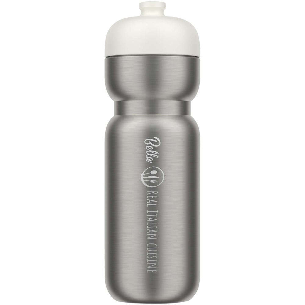 Bouteille de sport mepal Pull en acier inoxydable de 800 ml Blanc