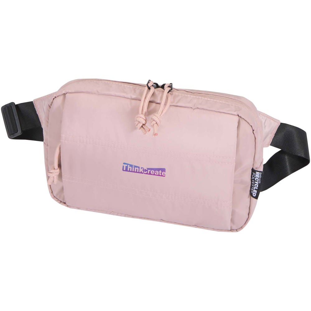 Sac pour la taille Puffer recyclé certifié GRS de 1,5 L Rose poudré