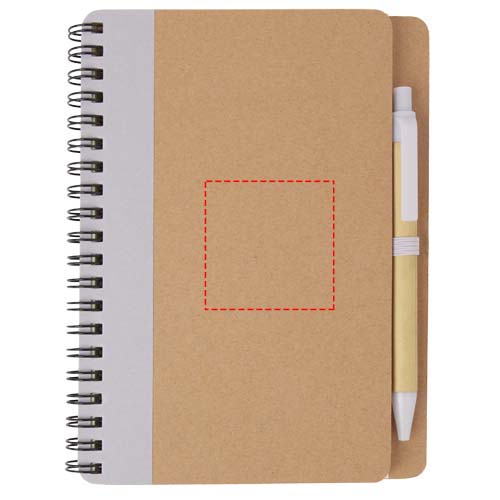 Priestly A6 Recycling Notizbuch mit Stift fliederfarben, natur