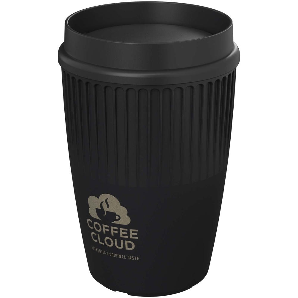 Gobelet Cirrus POP de 350 ml avec couvercle 360° Noir