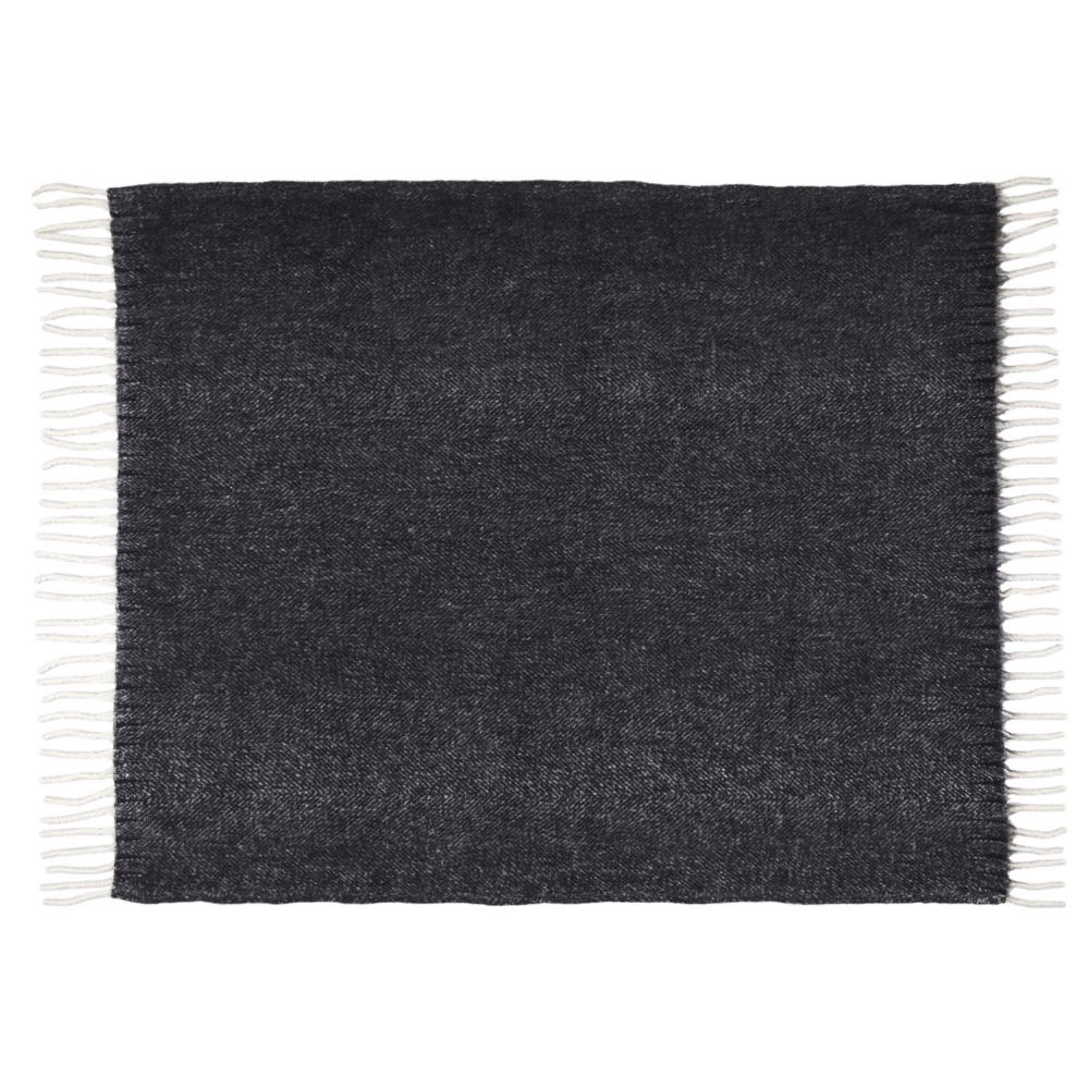 Dolly GRS-recycelte Decke schwarz