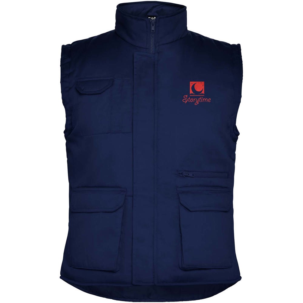 Almanzor Vielseitige Thermo Arbeitsweste mit hohem Kragen marineblau