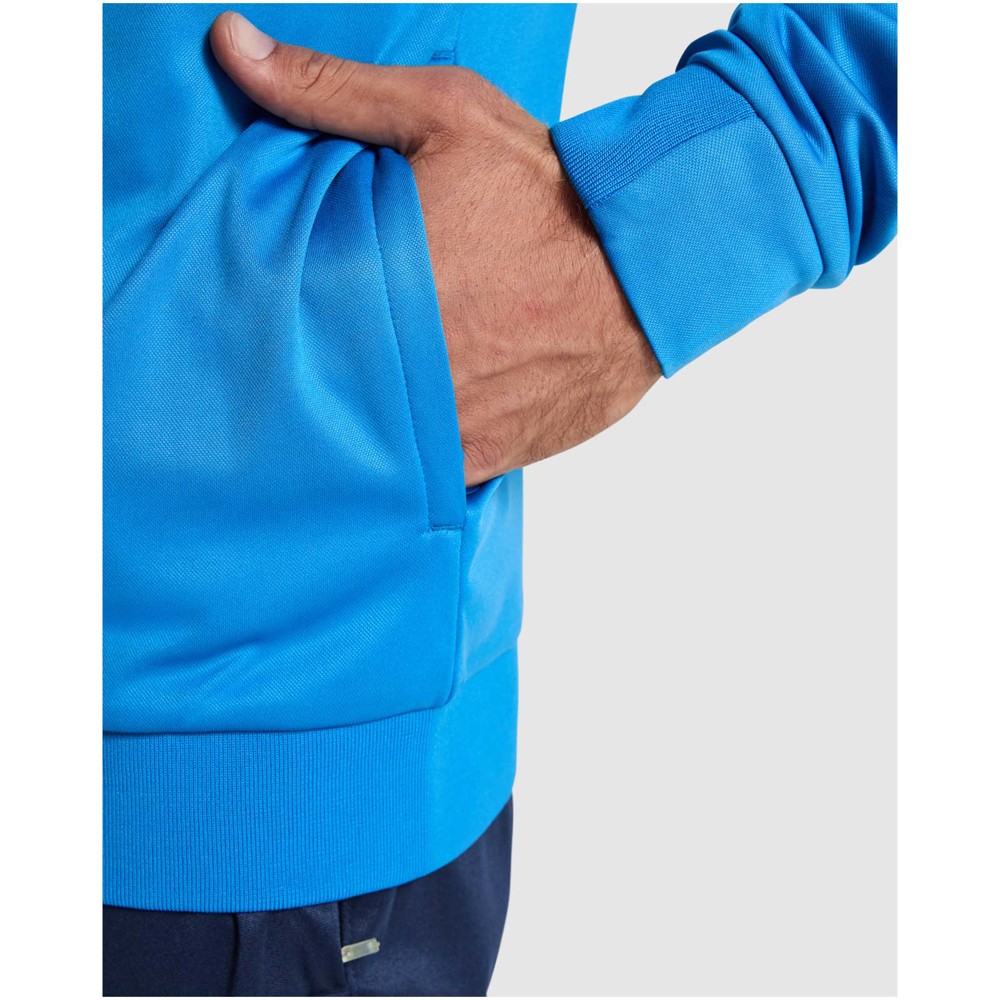 Valier Herren Sweatshirt mit durchgehendem Reissverschluss Grau