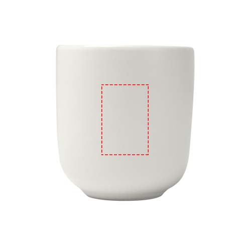 Tasses à expresso Male en céramique de 90 ml - set de 2 Blanc