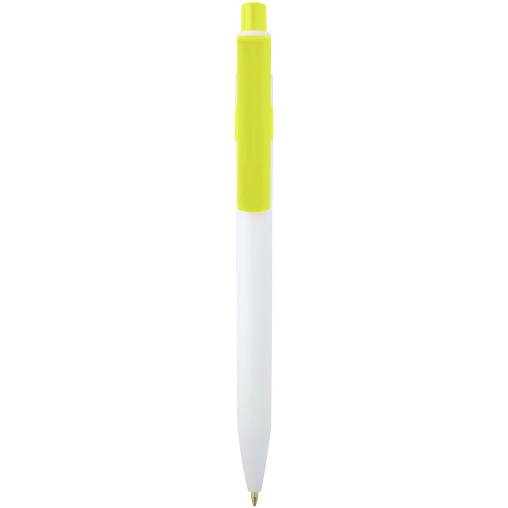 Stylo bille Unica en plastique recyclé (encre bleue) Citron vert