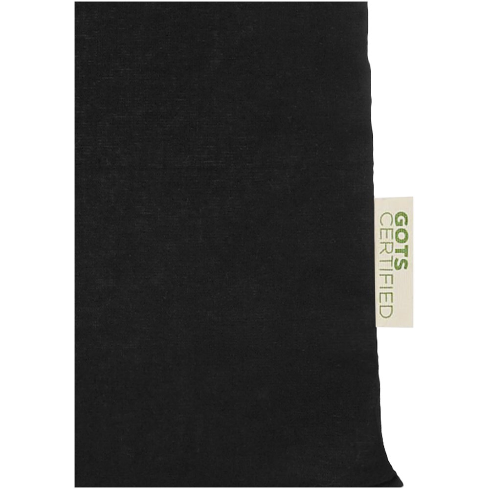 Orissa 100 g/m² Tragetasche aus Bio-Baumwolle 7L schwarz