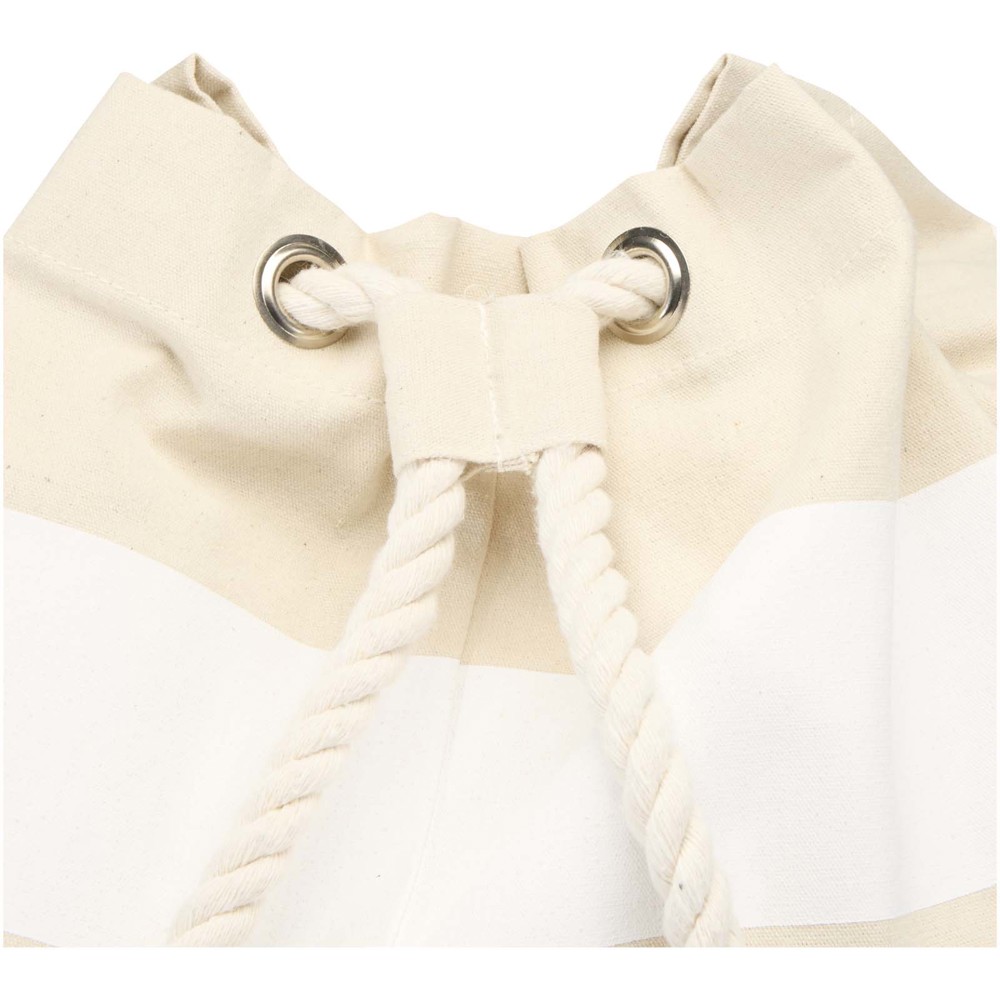 Sac de voyage de style marin Florida, 270 g/m², certifié GRS, 15 L blanc