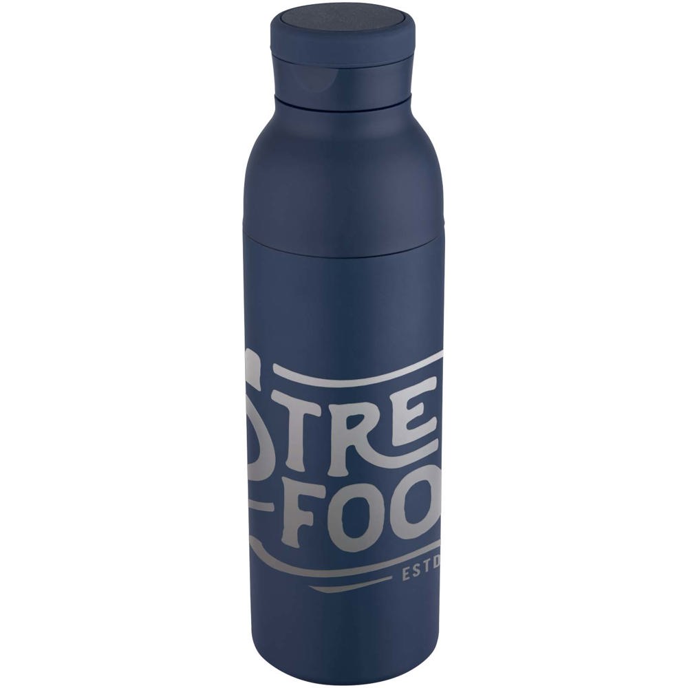 Bouteille avec isolation sous vide Illuminate double paroi de 650 ml en acier inoxydable recyclé certifié RCS Marine