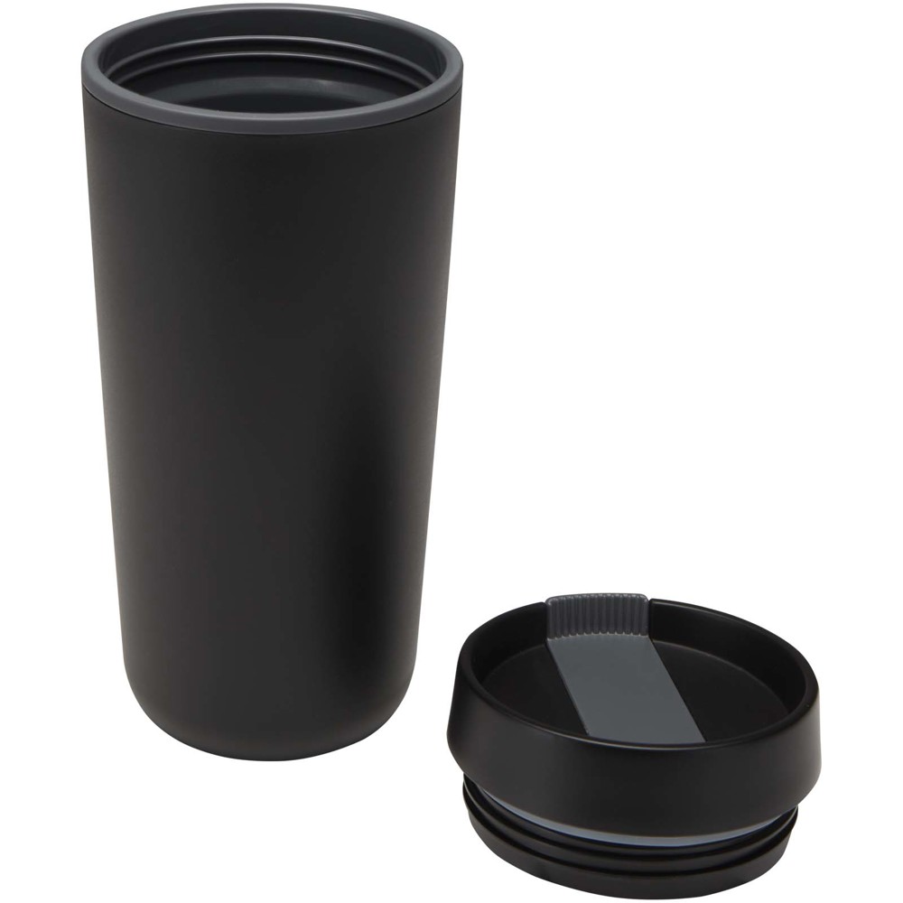Gobelet en plastique à double paroi Sedona, 480 ml Noir