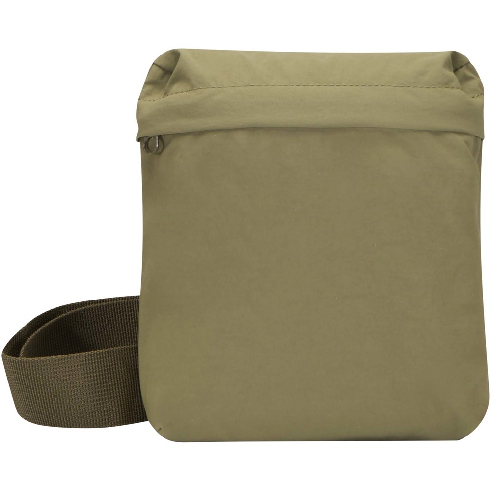 Sac à bandoulière Arca GRS en nylon recyclé Vert forêt