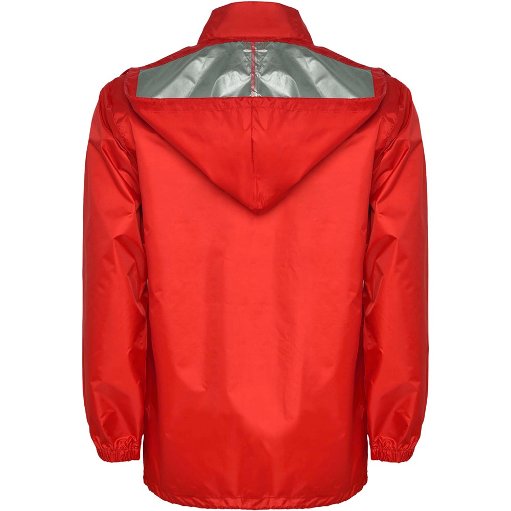 Leichte Regenjacke Unisex Roly Rain rot