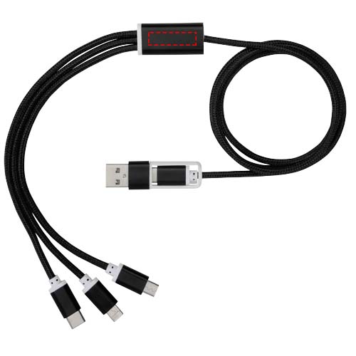 Câble de charge 5-en-1 Versatile Noir