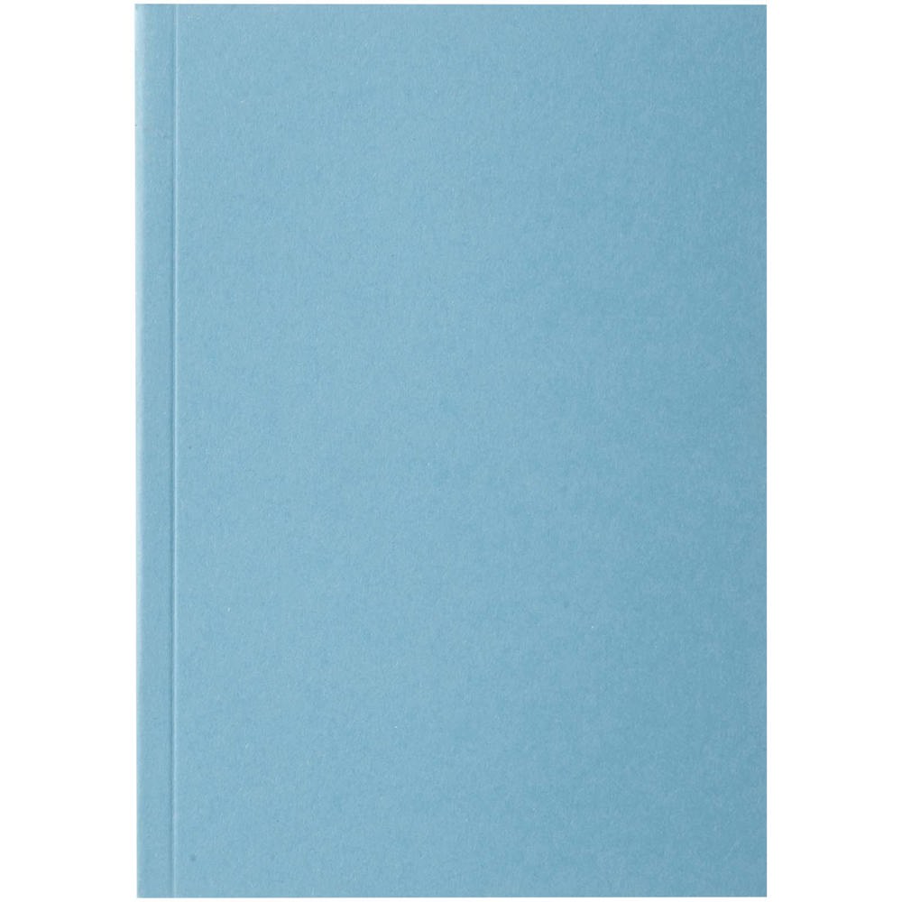 Cahier Novella Austen A6 recyclé à couverture souple de 50 feuilles Bleu