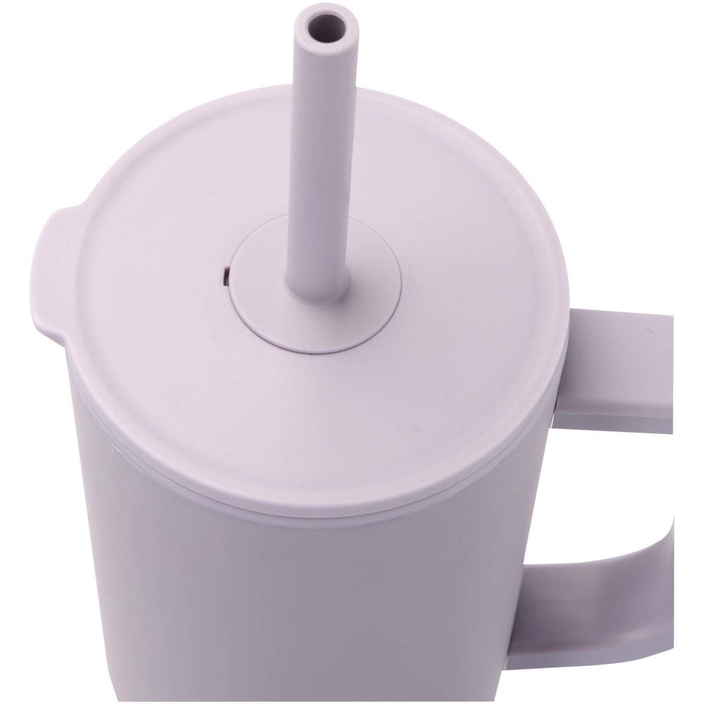 Brady 900 ml RCS-zertifizierter Isolierbecher mit Silikon Trinkhalm fliederfarben