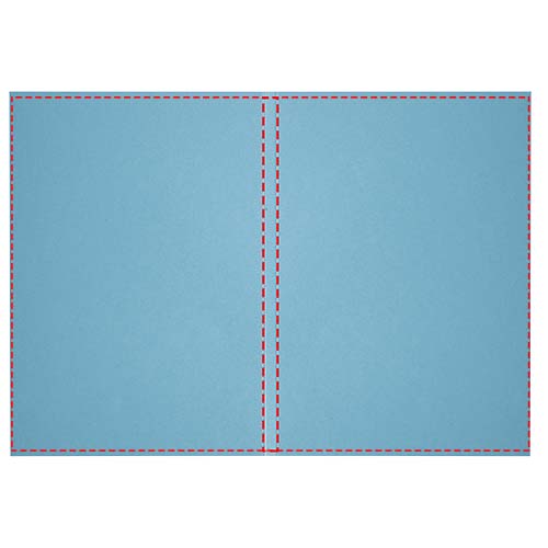 Novella Austen A5 Softcover Notizbuch aus Recyclingmaterial – 100 Blatt blau
