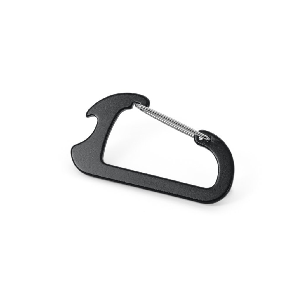 CLOSE. Karabiner aus Aluminium mi Kapselöffner