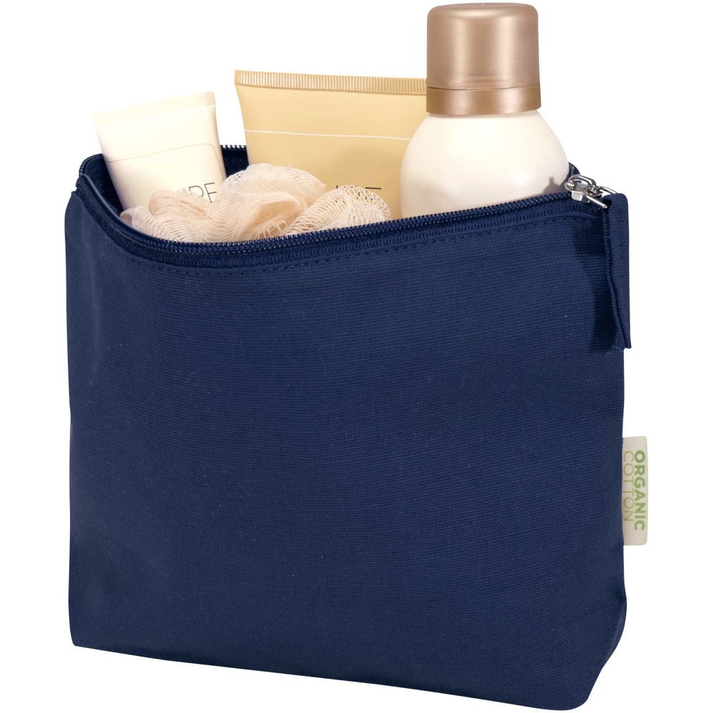 Trousse de toilette Odisha de 1 L bio certifiée OCS 180 g/m² marine