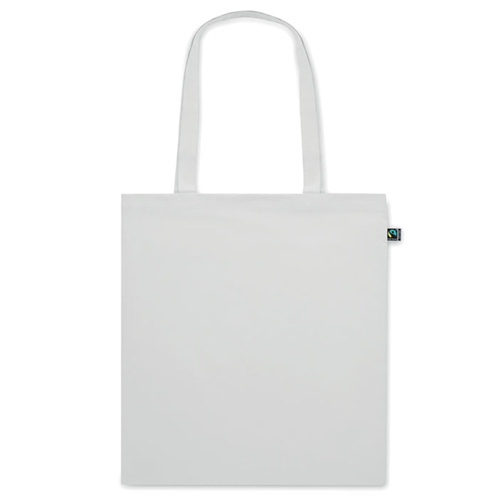 Sac en coton Fairtrade Loredana blanc