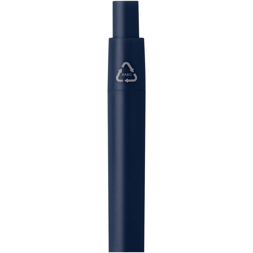 Mini-stylo à bille Ramin en plastique recyclé (encre bleue) Marine