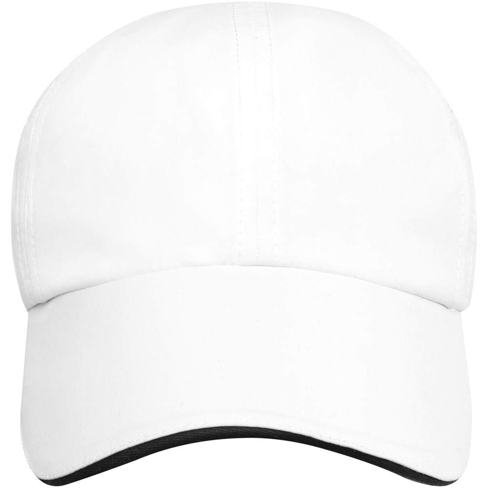 Morion GRS recycelte Cool Fit Kappe mit sechs Segmenten weiss