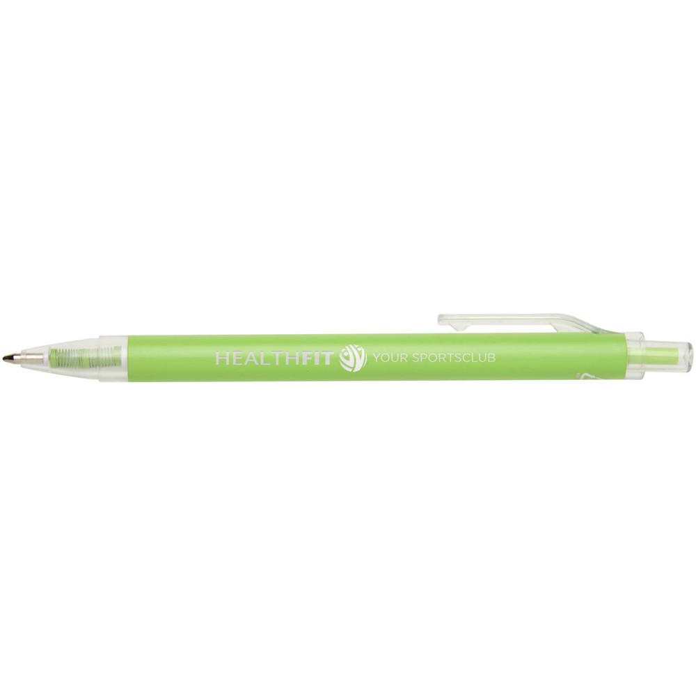 Ensemble comprenant un cahier en papier recyclé Spectrum A5 et un stylo à bille Citron vert