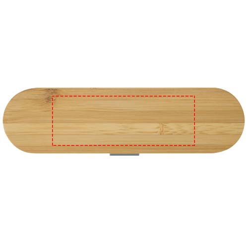 Ensemble de couverts Runa avec couvercle en bambou Gris ardoise